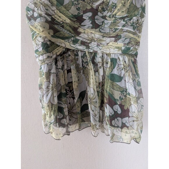 Spenser Jeremy Silk Tank Floral Garden Boho Festival Fairy  Babydoll Cami Top - Picture 7 of 11